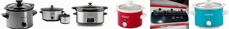 on 8-qt Quart Digital SC-152 Sweet Deals -Quart, qt. Slow Selectives® Menards® 5 Crocks Red Kitche