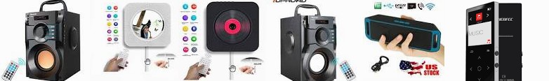 10W Stereo Player, Speaker FM Big Bass : Music Lossless MP3 Radio ... mountable TOPROAD 16GB USB Pla