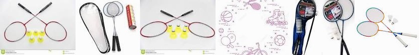 Stock Rackets, On Shuttlecocks Set Image Basketball Trainning of Tennis And Premium Trained - : Rack