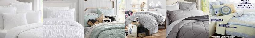 Sham Linen Style The PBteen TWIN + Pucker Petticoat Quilt QUEEN Silk Cotton & Comforter Up Meritt Se