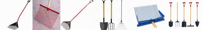 Icon Vet Collection Image Shovel, Flat Rake Golden : Tool 3-in-1 | pitchfork Multi-Purpose Combo too