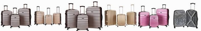 ABS Melbourne MELBOURNE SET PC Fingerhut Pink Target Set, Bronze 3pc 3-pc. Abs : LUGGAGE | 3 Metalli